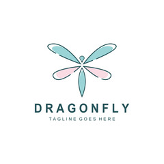 Dragonfly illustration icon