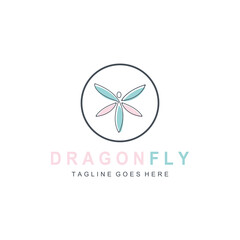 Dragonfly illustration icon