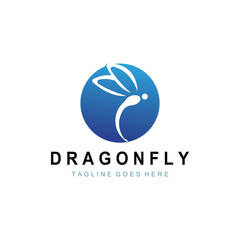 Dragonfly illustration icon