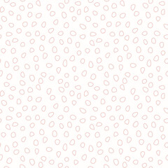 Seamless background with pink elements. Abstract ornament. Dotted abstract pink pattern