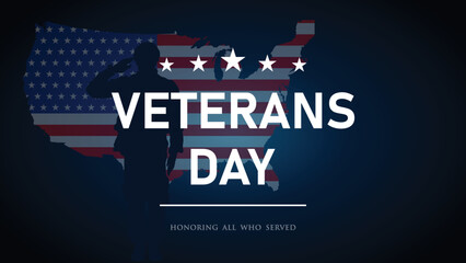 Happy veterans day. Veterans day background. 
Memorial American veteran day vector design illustration. 