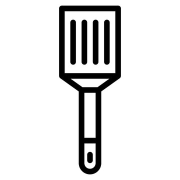 recommend clip art: spatula line icon style