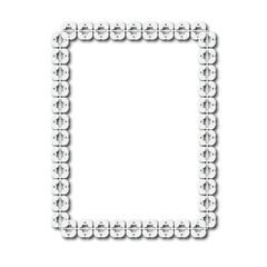 Frame, in the style of an ornament, Vector illustration eps 10, Art.	