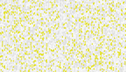 Vector geometric background in yellow tints. Grid of triangles. Monochrome background.