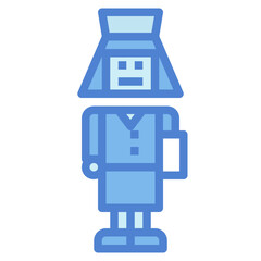nurse two tone icon style