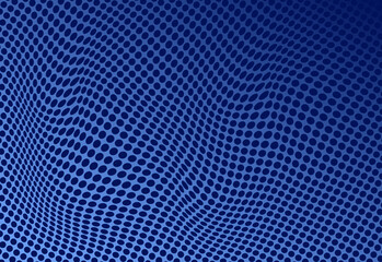 Background in blue and black.  Abstract bg. Vector design. Monochrome background. Grid deformation.  Abstract bg. Vector design. Monochrome background. Grid deformation.