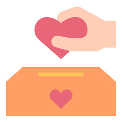 donation giving icon