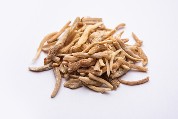Ayurvedic Potent herb musli - also known as Safed Moosli or Swetha Musli in powder and Raw form
