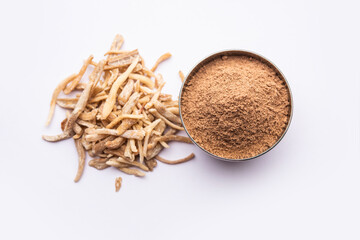 Ayurvedic Potent herb musli - also known as Safed Moosli or Swetha Musli in powder and Raw form