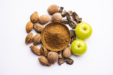 Ayurvedic Triphala churan or trifala powder is an ancient medicine for bowel movement, indigestion