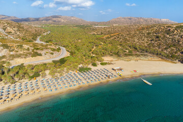Fototapeta premium Vai Beach, Crete, Greece