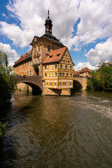 Altes Rathaus in der UNESCO-Weltkulturerbestadt Bamberg, Oberfranken, Franken, Bayern, Deutschland
