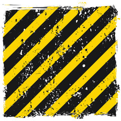 Grunge background in yellow and black color isolated.	
