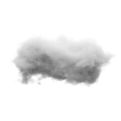 3d render, abstract clouds and cumulus clip art isolated on transparent background, sky elements