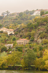 The beautiful landscape of the Douro Valley in Portugal and its unique architecture