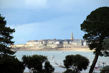 Saint-Malo vue de la Vicomte