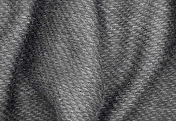 Fototapeta premium black woolen fabric texture background