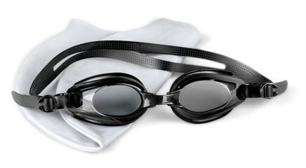 Swimming Goggles and Cap