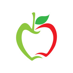 Apple icon logo vector design template
