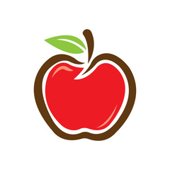 Apple icon logo vector design template