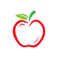 Apple icon logo vector design template