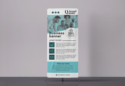 Business Rollup Banner Layout