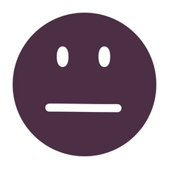 Funny emoji in groovy style . Vector design icon