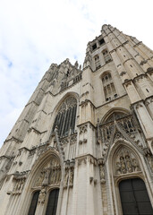 Cathedral of St. Michael and St. Gudula in Bruxelles in Belgium