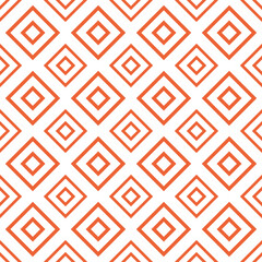 Seamless Groovy aestethic pattern with triangles in the style of the 70s and 60s. Vector illustration