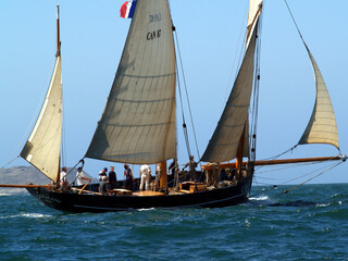 Bisquine au large de Saint-Malo