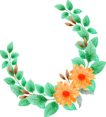wreath of flowers
