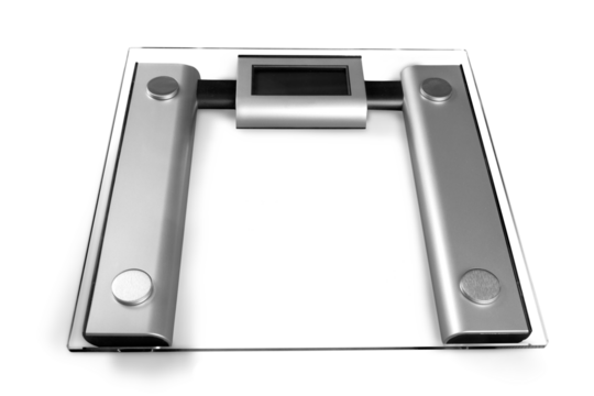 Photo of  scales isolated on white background