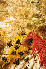 dry flowers bouquet near window © Maksim Shebeko