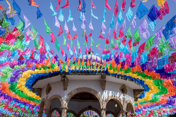dia de muertos en el pueblo mágico de tlaquepaque jalisco méxico