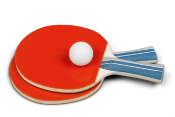 Table Tennis Rackets and Ball