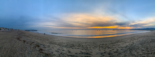 Fototapeta na wymiar Playa del Rey Beach, Los Angeles County