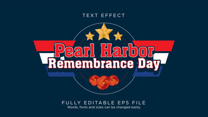 Pearl Harbor Remembrance Day on December Badge