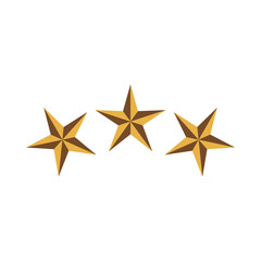Obraz premium Gold Curve Star Rating 32