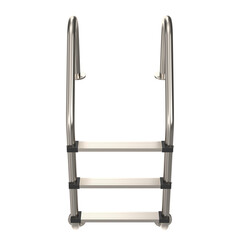 3d rendering illustration of a pool ladder © Francesco Milanese