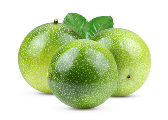 Young Passion Fruit Isolated On transparent png