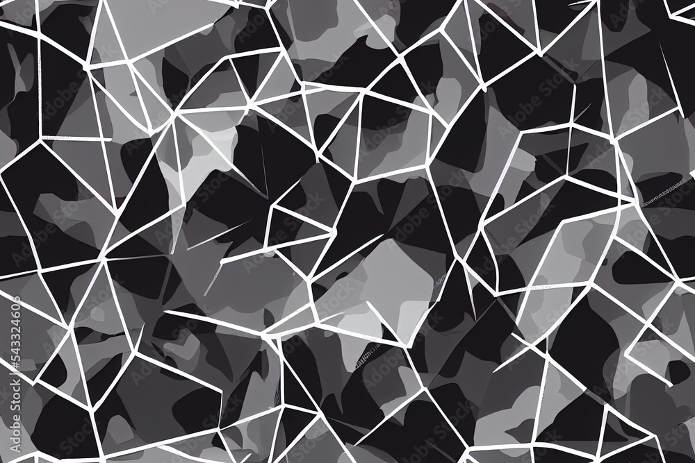 Poster hexagonal camouflage texture seamless pattern. abstract modern military background for army and hunt