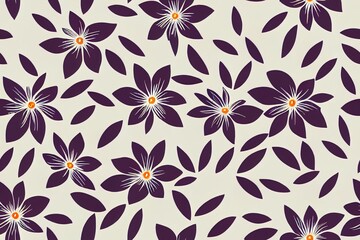 Elegant floral pattern in small white flowers. Liberty style. Floral seamless background for fashion prints. Vintage print. Seamless 2d illustrated texture.