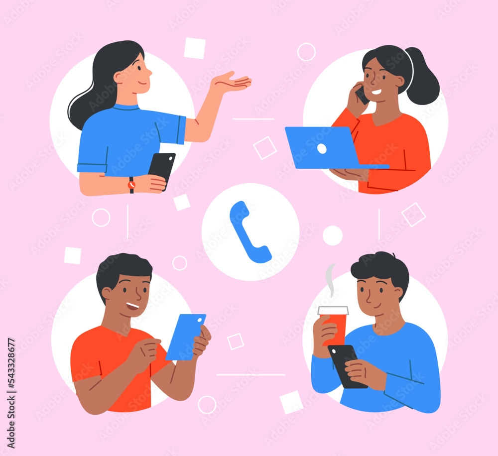 Poster mobile application for dating. program for communication in social networks and messengers. remote i