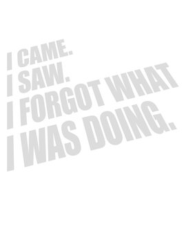 I came saw forget 