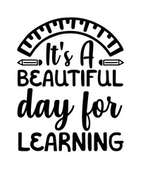 it's a beautiful day for learning 