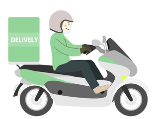 バイクのデリバリーサービス