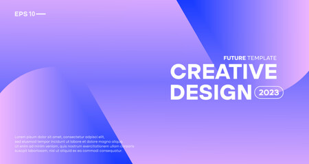 Abstract creative background in graphic design. Minimal geometric gradient shapes background. Vector, 2022-2023