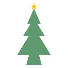 Fototapeta premium Christmas Tree with Star