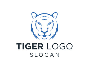 Logo about Tiger on white background. created using the CorelDraw application.