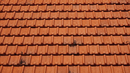 Old clay or old terracotta tile with seamless texture. Best use for for architectural 3D material rendering and background.